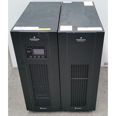 Emerson Liebert (GXT3-10000T230) 10000VA UPS w/ Emerson Liebert (GXT3-240TBATTCE) Battery Enclosure