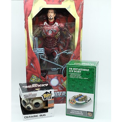 Group of Various Collectables Including VB Inflatable Ice Boat and More