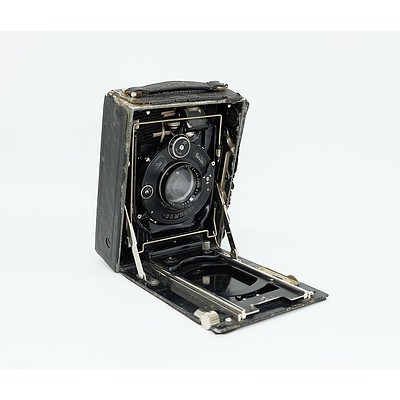 Antique Ica Dresden Compur Large Format Folding Camera Circa 1909 