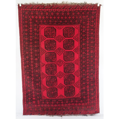 Afghan Baluch Hand Knotted Wool Pile Rug