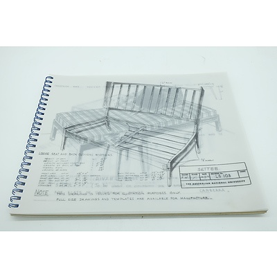 Two Architecture Books Including Old Parliament House, A Photographic Record From The Mildenhall Collection and Fred Ward: A Selection of Furniture and Drawings (Drill Hall Gallery, 1996)