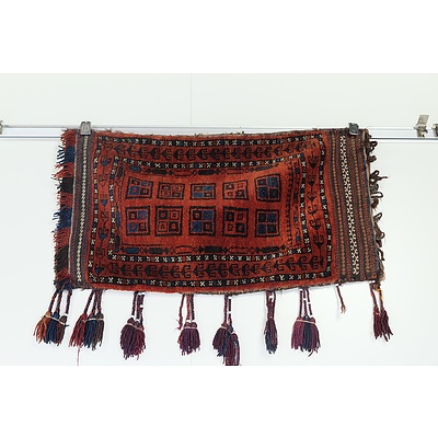 Eastern Hand Knotted Wool Pile Door Hanging