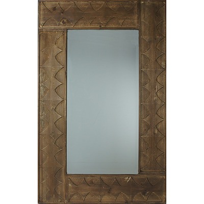 Contemporary Bevelled Glass Mirror