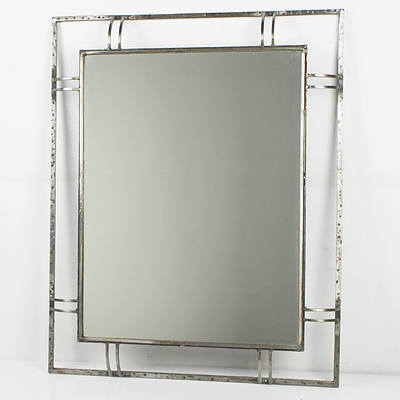 Wrought Metal Framed Mirror