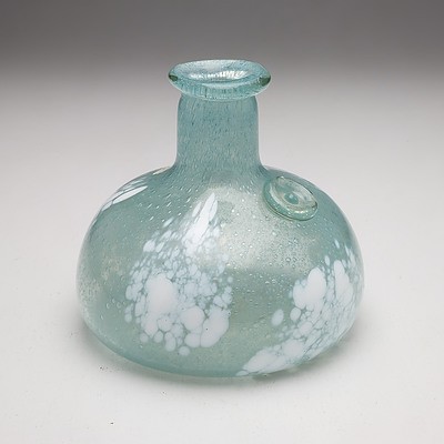 Ola Hoglund (b.1956-) Hand Made Art Glass Vase