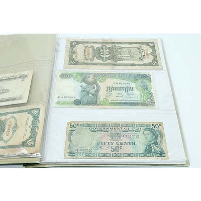 Assorted Foreign and Australian Collectable Bank Notes