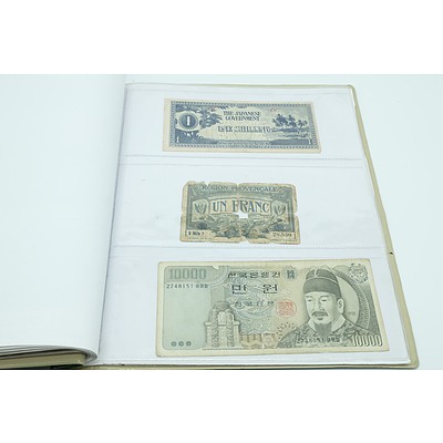 Assorted Foreign and Australian Collectable Bank Notes