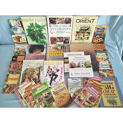 Assorted Books: Cookbooks