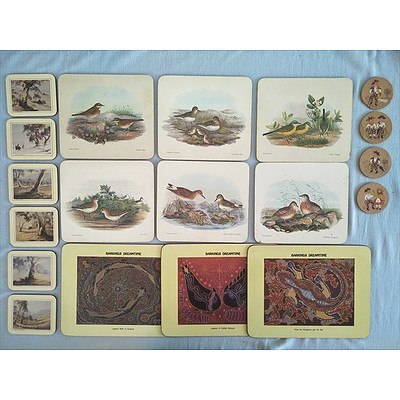 Assorted placemats and coasters