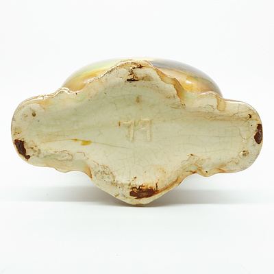 Late Victorian Hand Painted Mantle Vase