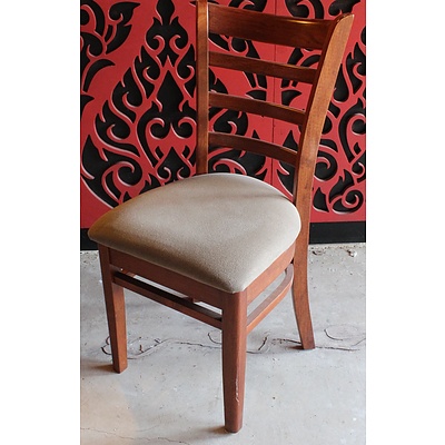 Seven Restaurant Dining Tables and 25 Chairs