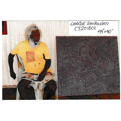 44 x 40 Painting by Charlie Toapangati - Valued at $4,500