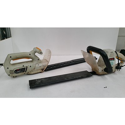 Ryobi Hedge Trimmers (2) & Dynalink Push Mower