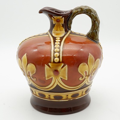 Royal Doulton Kingsware Crown Dewar's Whisky Flask