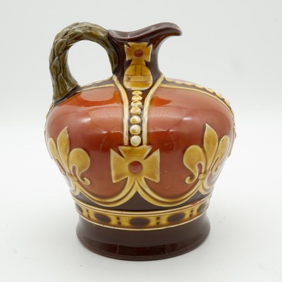 Royal Doulton Kingsware Crown Dewar's Whisky Flask