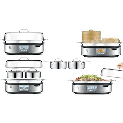 Breville BFS800BSS the Steam Zone Food Steamer - RRP $329 - Brand New