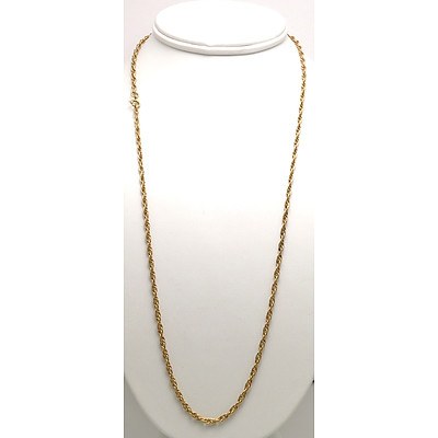 9ct Gold Chain - very long