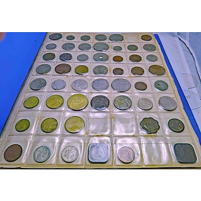 Coin Collection in 5 page Album