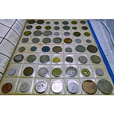 Coin Collection in 5 page Album
