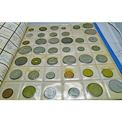 Coin Collection in 5 page Album