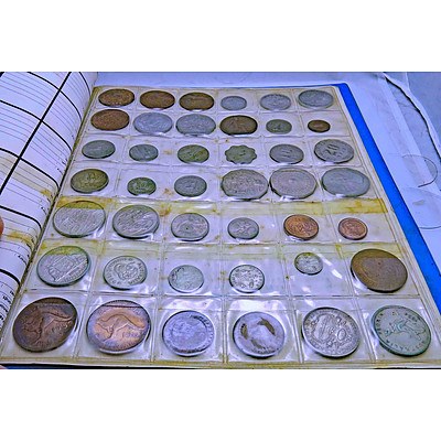 Coin Collection in 5 page Album