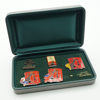 Limited Edition Coca Cola Sydney 2000 Olympics Badges 1782/5000