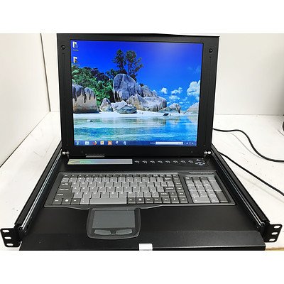 ServerLink LCD HASU11FB 17 inch KVM Console