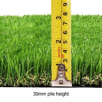 10 SQM Synthetic Natural Grass 30mm Thick - Brand New
