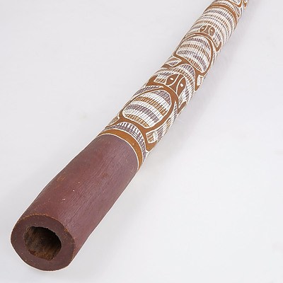 Didgeridoo by Narila of Nakara Tribe, Acquired Maningrida 1977