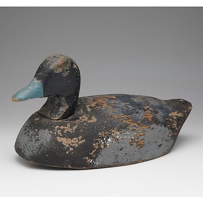 Two Antique Canadian Cedar Decoy Ducks