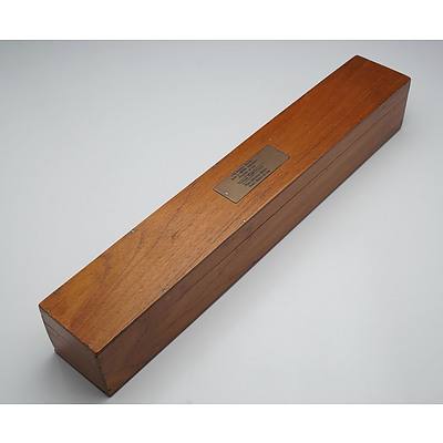 Lao Ivory Handled Ceremonial Sword Gifted to Barrie Dexter from the Prime Minister Prince Souvanna Phouma