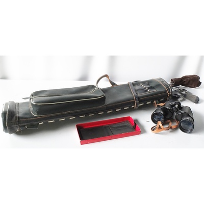 Assorted Outdoor Items Including Chesterfield Kel Nagle Golf Club Set