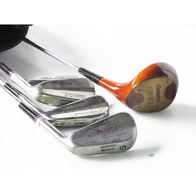 Assorted Outdoor Items Including Chesterfield Kel Nagle Golf Club Set