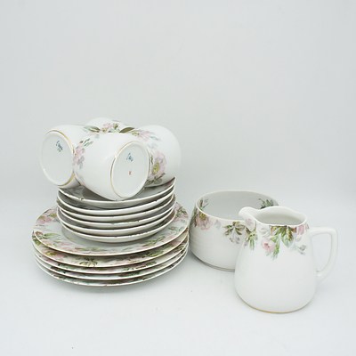 Collection of Partial Tea Sets Including Hamereley, Lancaster Sandlant, and Paragon