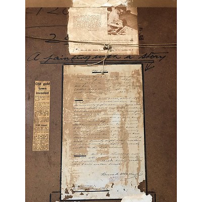 Manfred Lindenberger (1914-2008) Hill End Watercolour