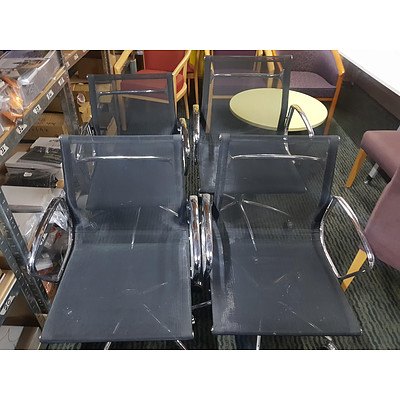 Eames Style Office Armchairs - Lot of 4