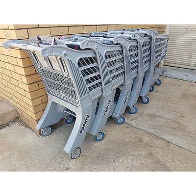 Shopping Trolley - Supercart The XL With Bottom Carrier Chassis - Lot of 5
