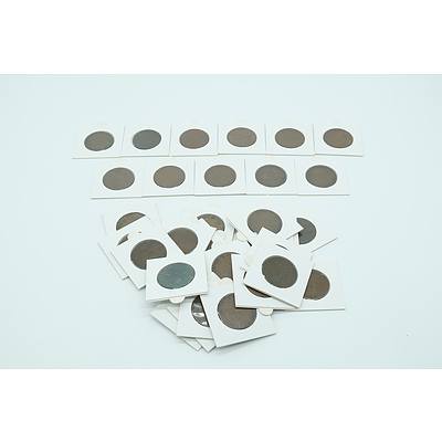 Thirty Three George V to Elizabeth II Pennies