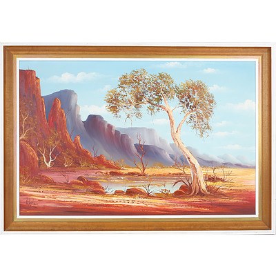 Henk Guth (1921-2003) Australian Landscape,  Oil on Board