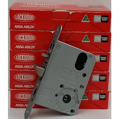 Lockwood Assa Abloy 3572 SC Vestibule Mortice Locks - Lot of Five - New