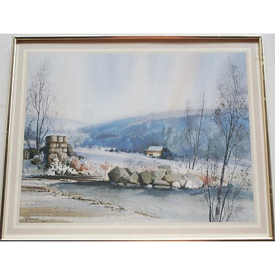 Group of Oil on Canvas Boards and One Watercolour