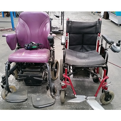 Roller M1 and Walk on Wheels Mobility Chairs - Lot of Two