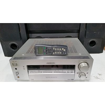 Sony Home Theatre Amplifier and Speakers