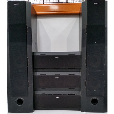 Sony Home Theatre Amplifier and Speakers