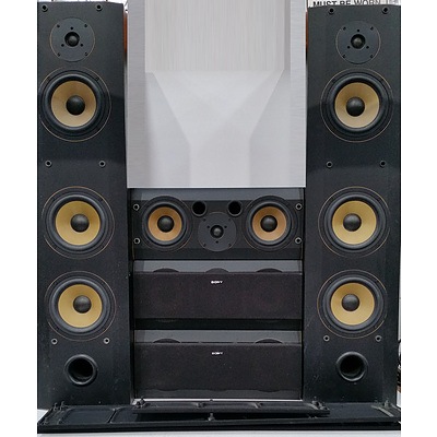 Sony Home Theatre Amplifier and Speakers