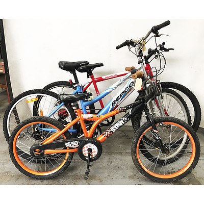 Mountain & BMX Bikes - Lot of 3