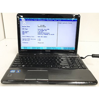 Toshiba Satellite P750 15.4 Inch Widescreen Core i7 -2630QM Mobile 2.0GHz Laptop