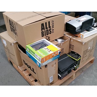 Bulk Lot of Assorted IT Equipment, Accessories & Cables