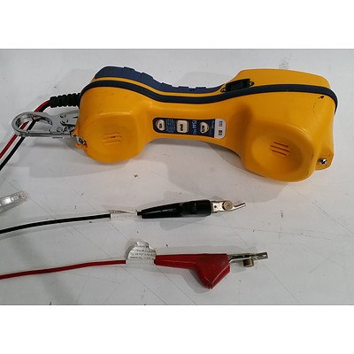Fluke Networks TS44 Pro Telephone Test Set w/ Piercing Pin Clips