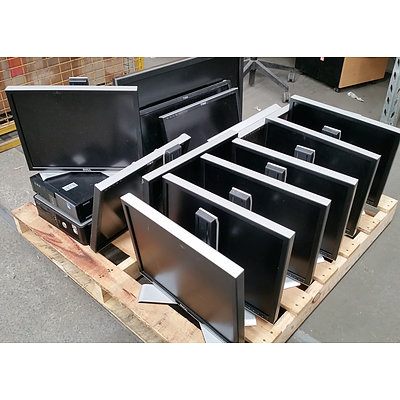 Bulk Lot of Assorted Dell IT Equipment - Computers & Monitors